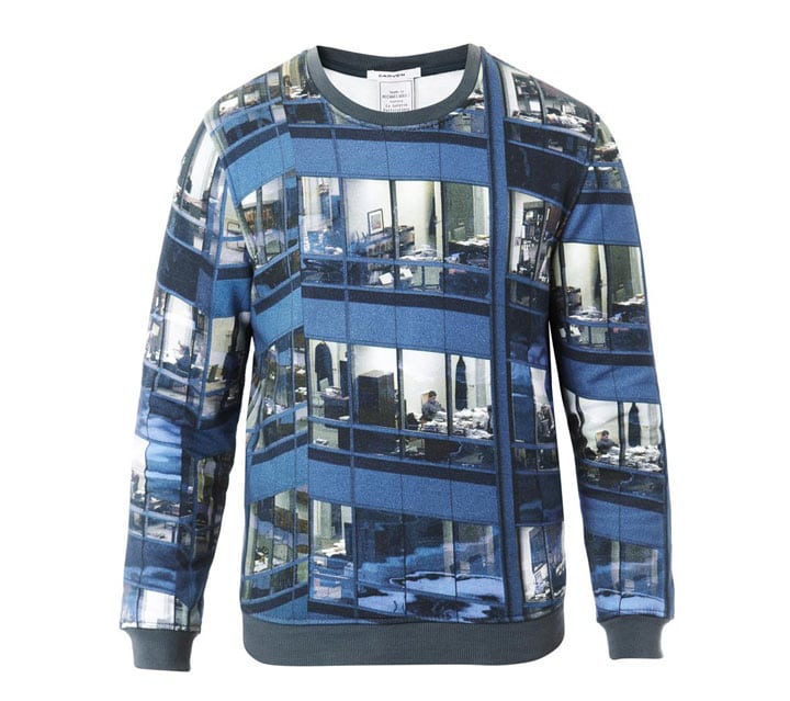 Carven x Michael Wolf Office Cubicle print sweater