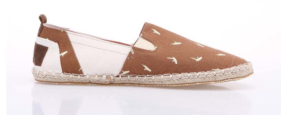 Zoot: Hnědé pánské espadrilky s papoušky Bellfield Lima, 529 Kč